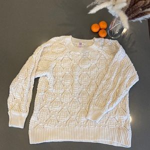 Ivory Knitted Sweater